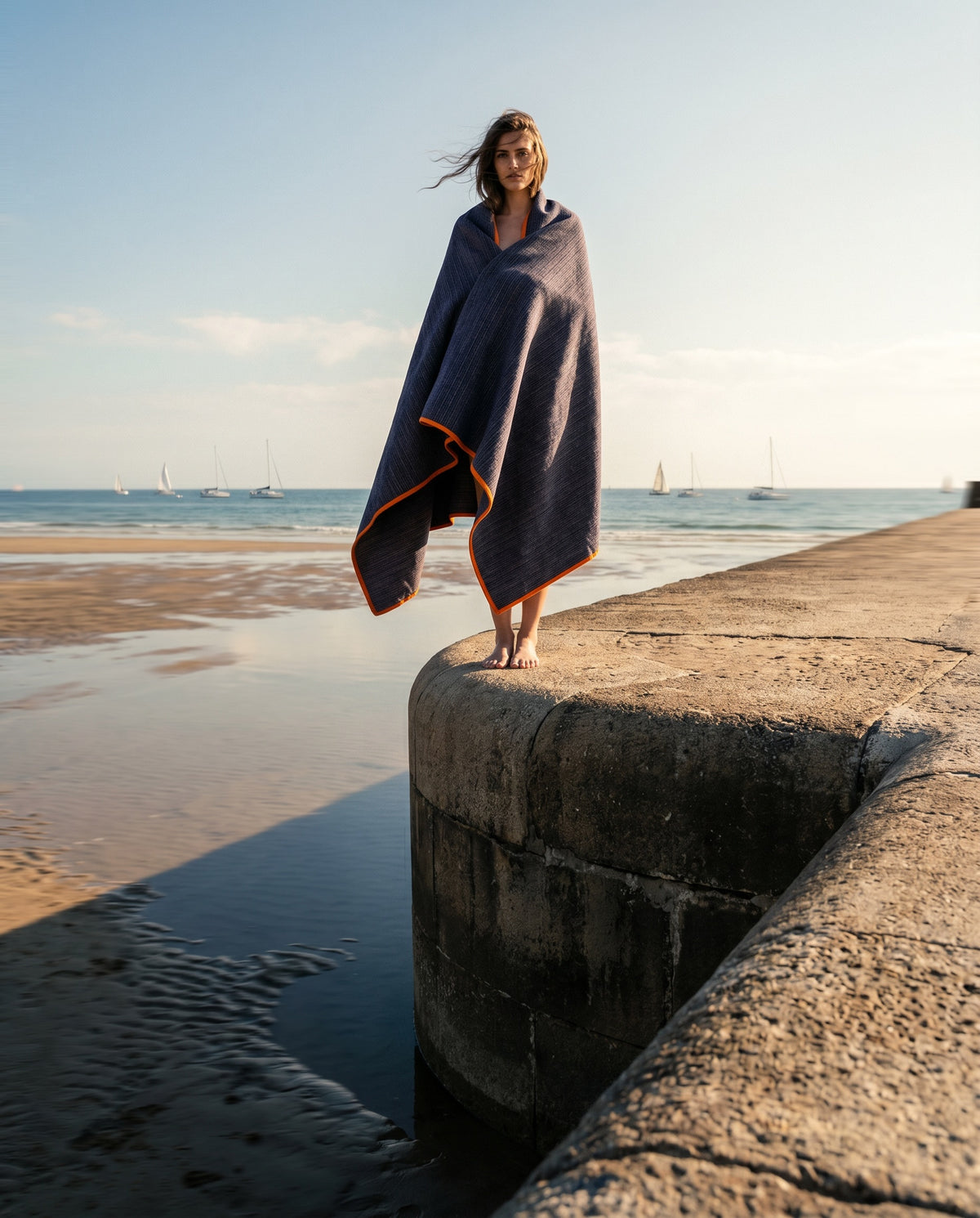 Tweedy Cashmere Throw