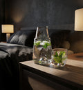 Pebbled Glass Bedside Carafe