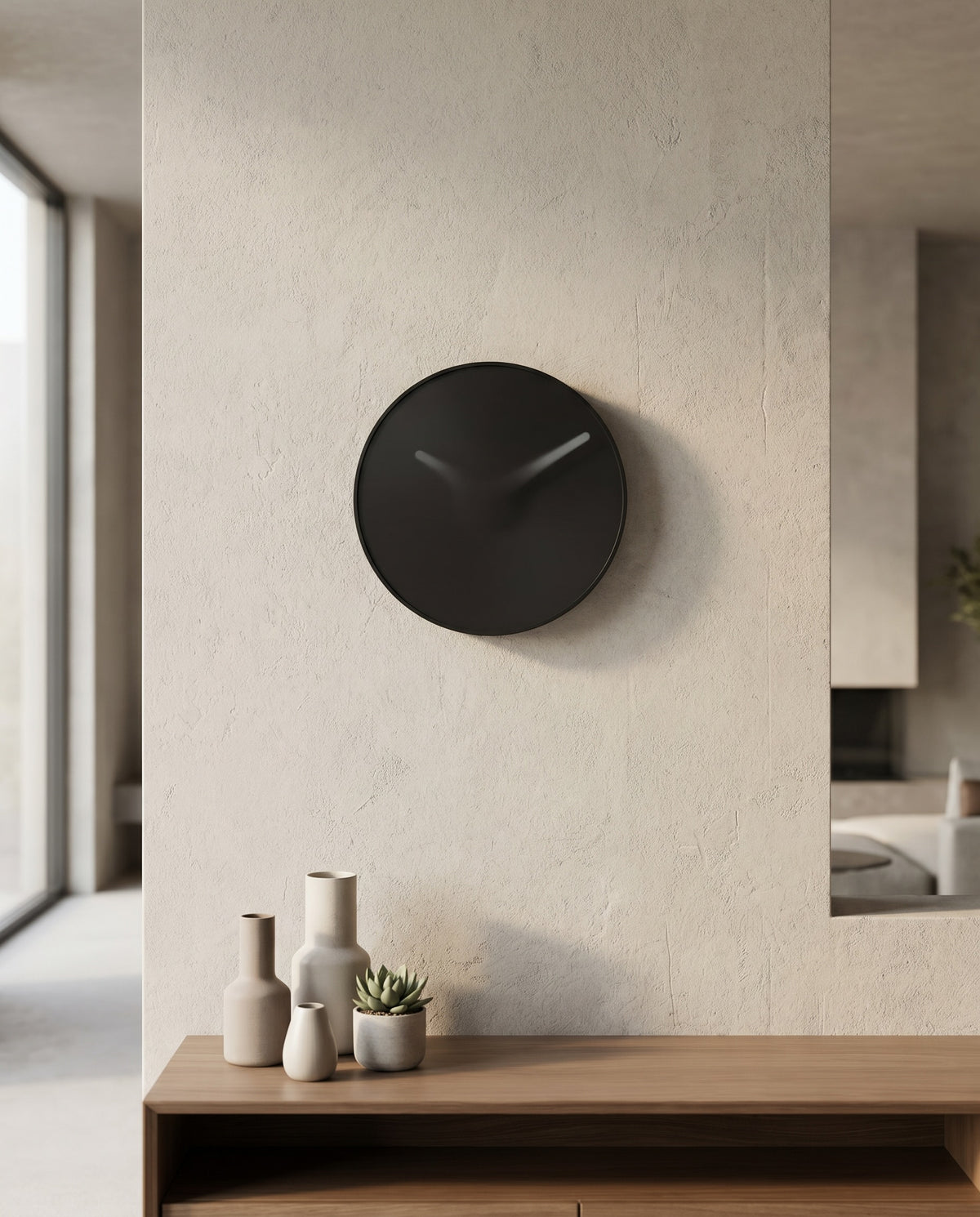 Blurring of Time Wall Clock