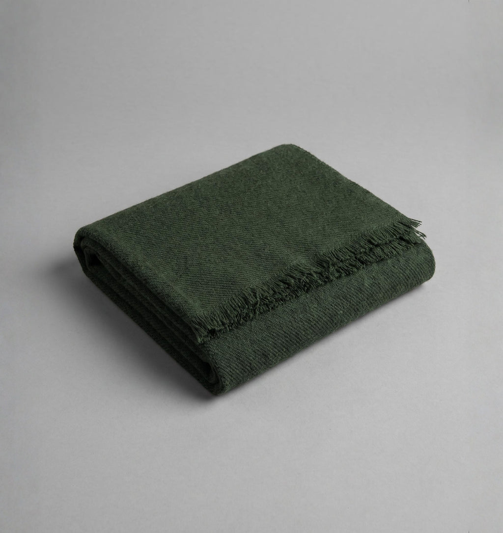 Evergreen Handloomed Cashmere Scarf