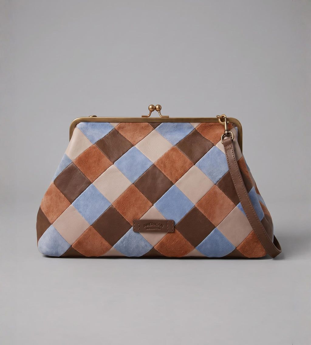 Mad Plaid Oversized Clutch