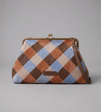 Mad Plaid Oversized Clutch