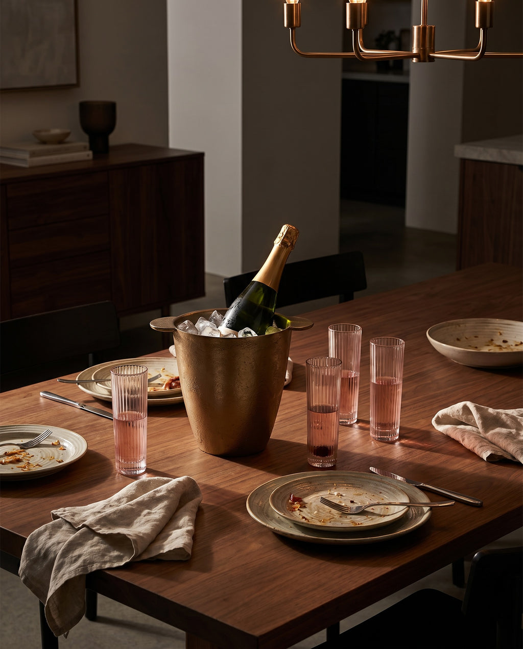 Matte Brass Wine Chiller