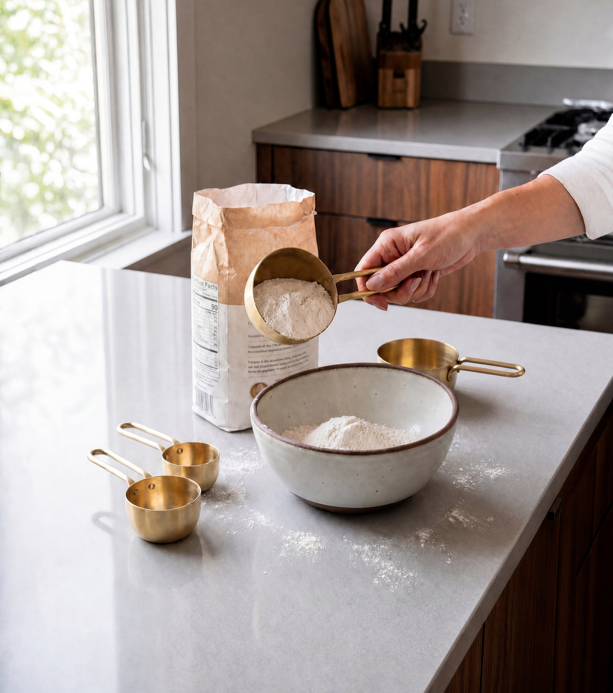 Brass Measuring Scoops