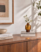Pavillion Dark Amber Small Vase