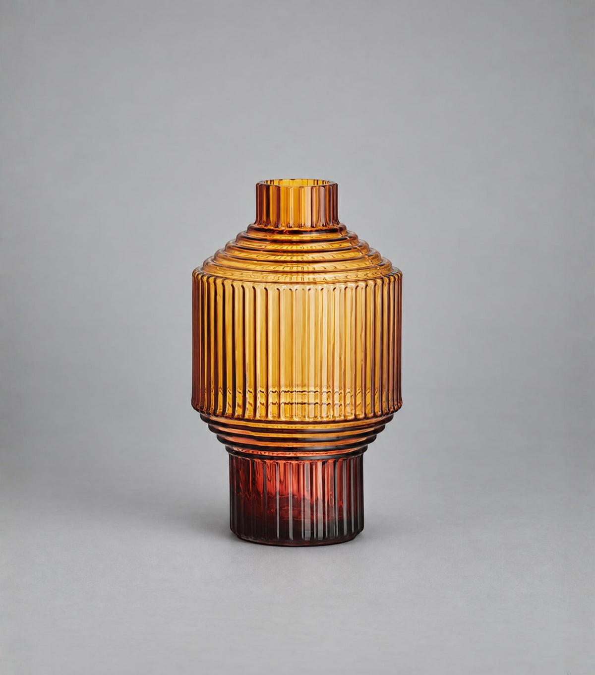Pavillion Dark Amber Small Vase