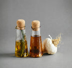 Pebbled Glass Petite Carafe Set