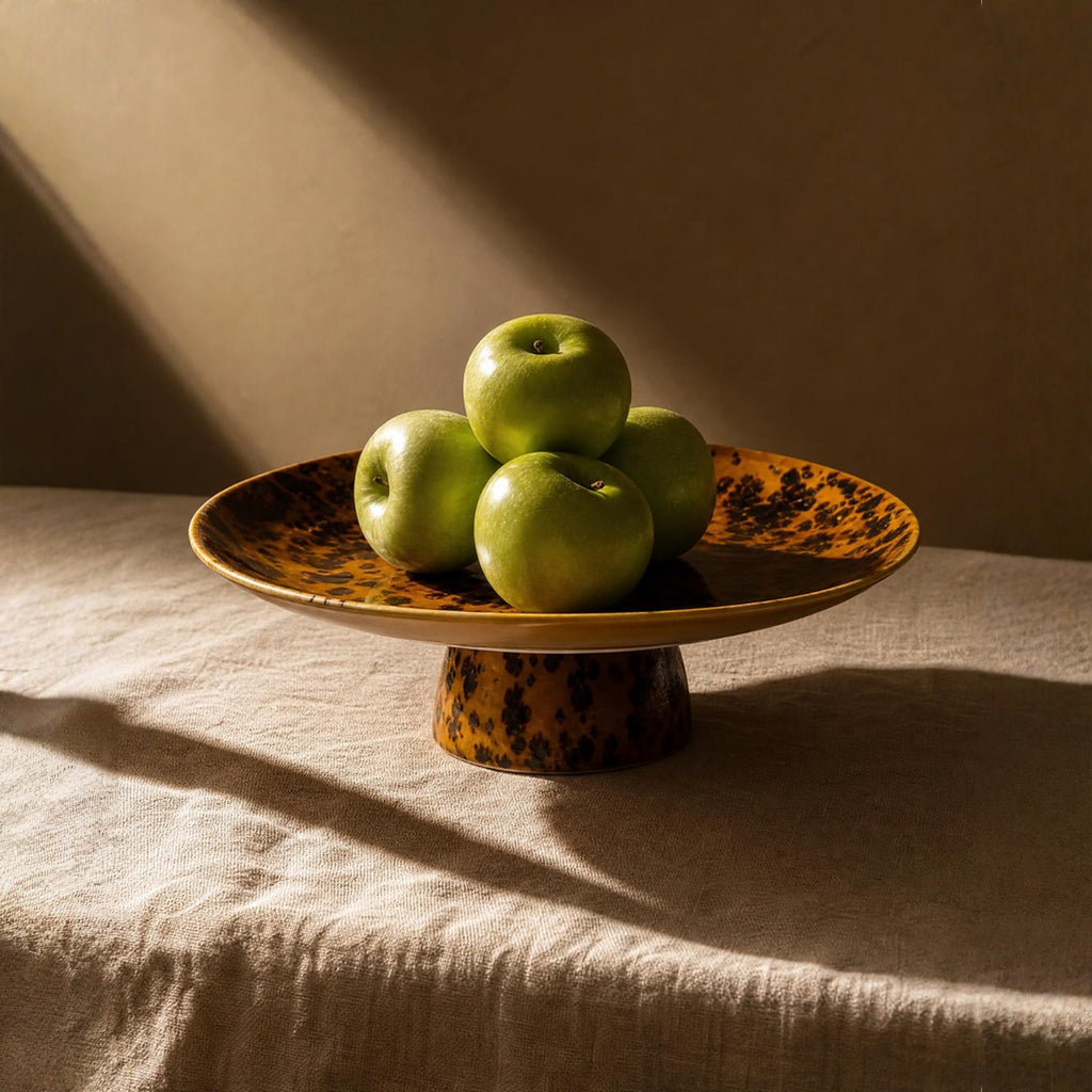 Sunflecked Raised Platter