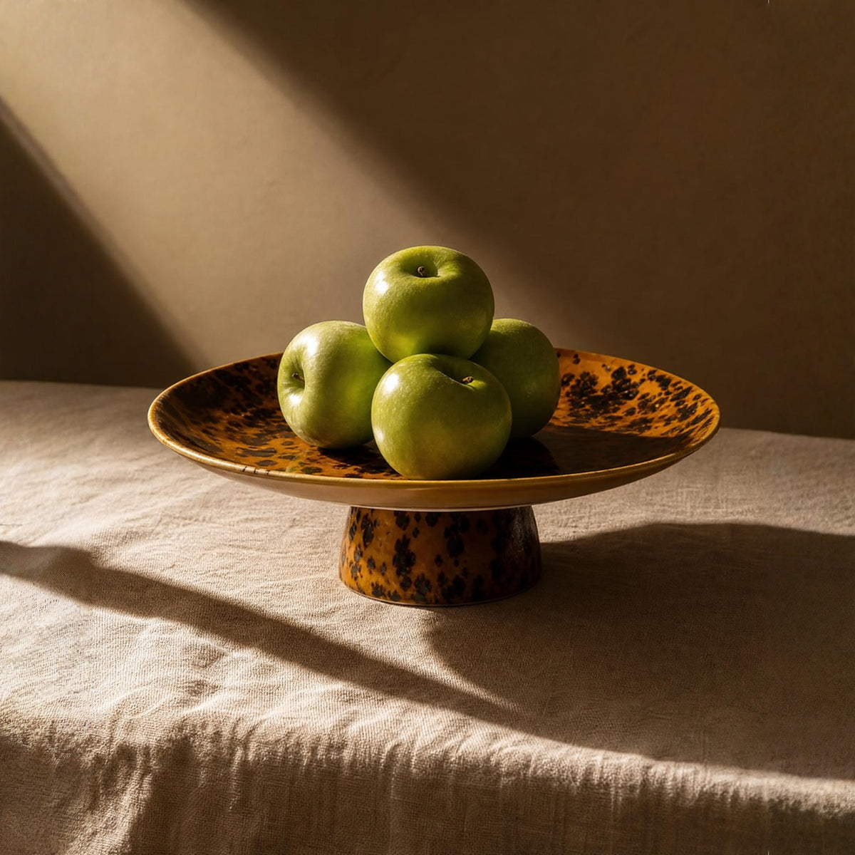 Sunflecked Raised Platter