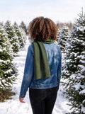 Evergreen Handloomed Cashmere Scarf