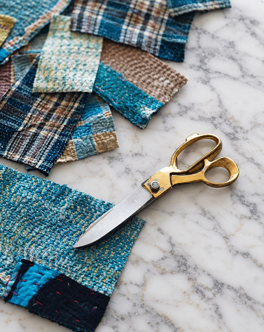 Brass Handle Scissors