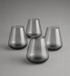 Hand Blown Stemless Wine Glasses (set of 4)