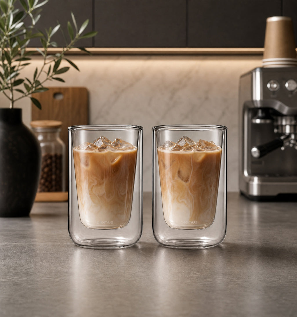Mod Double Wall Latte Glasses (set of 2)