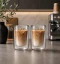 Mod Double Wall Latte Glasses (set of 2)