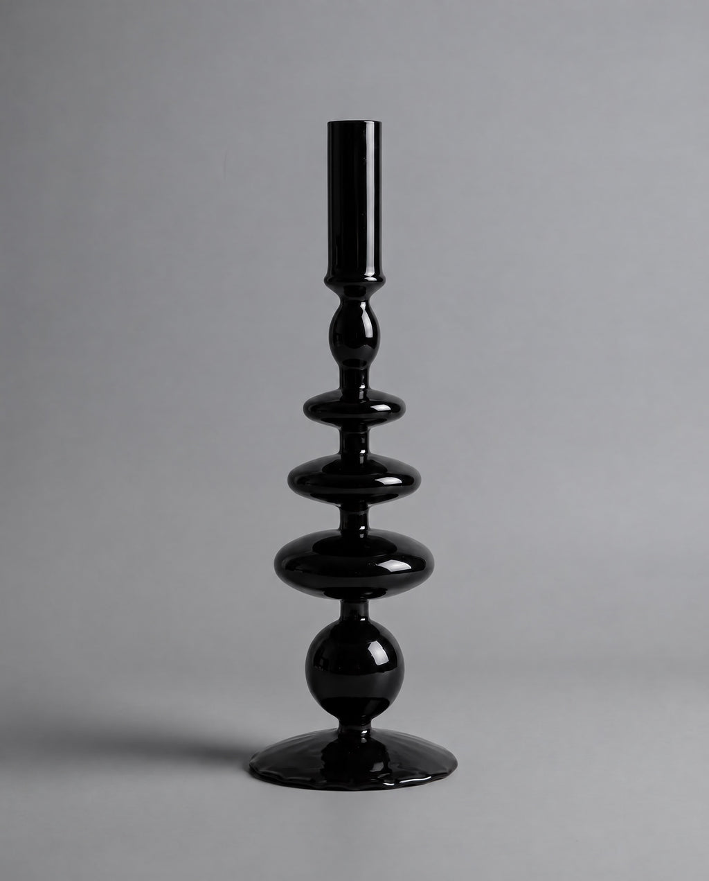Retro Glass Candle Holder