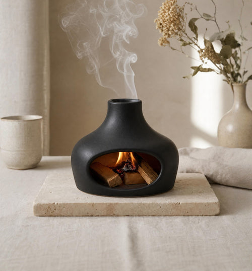 Ceramic Chimney + Palo Santo Set