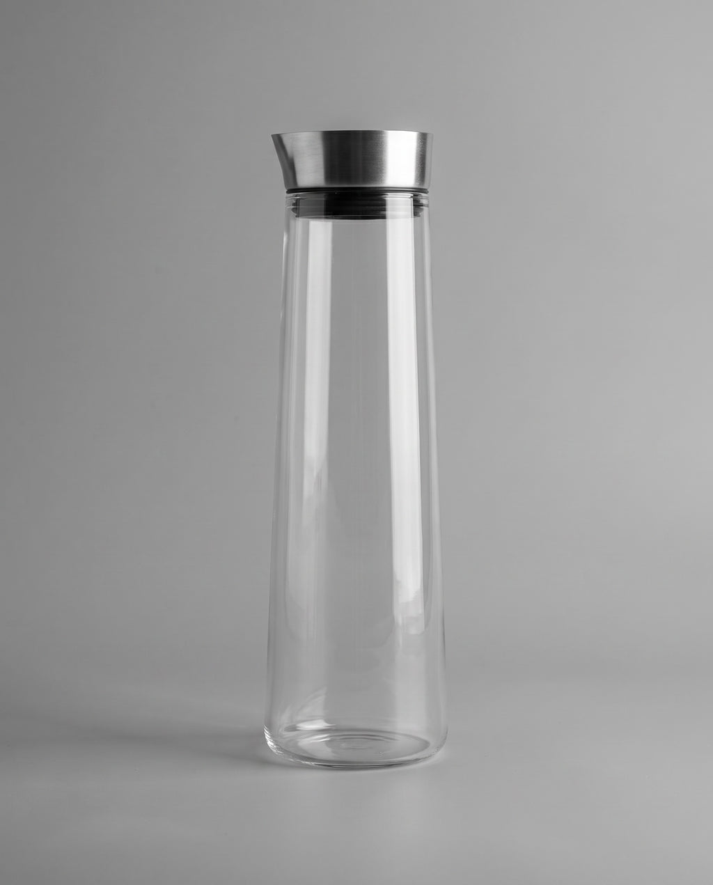 Glass and Stainless Water Carafe