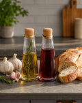Pebbled Glass Petite Carafe Set