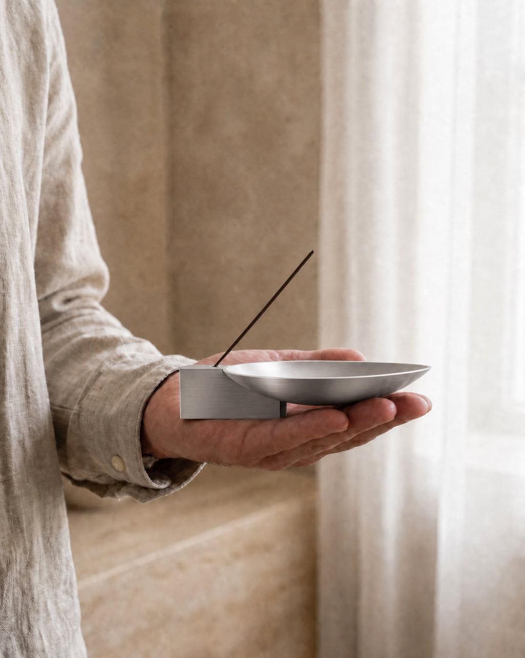 Block Tabletop Incense Holder