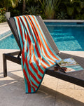 Retro Stripe Beach Towel